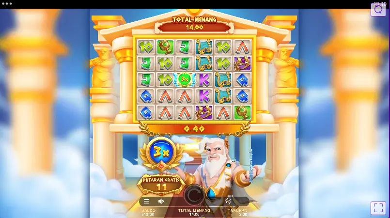 Almighty Zeus Empire fitur