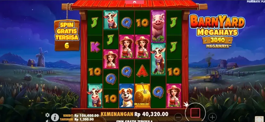 Tampilan Dasar Barnyard Megahays