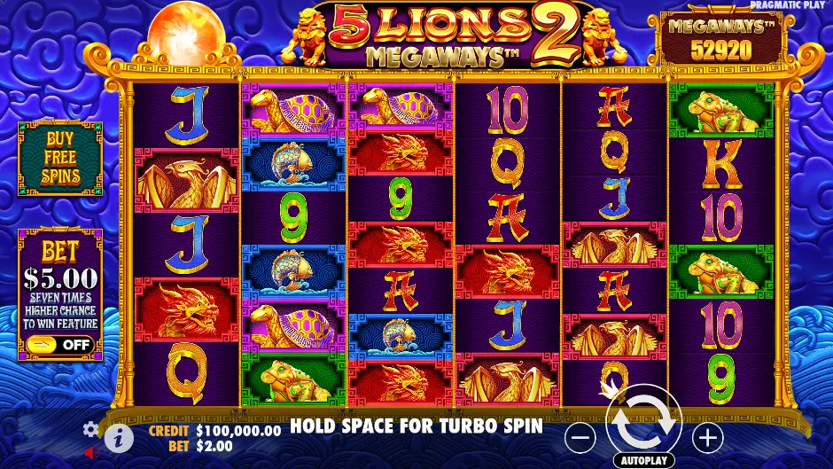 5 Lions Megaways 1